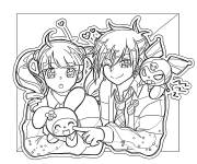 Coloriage Onegai My Melody de l'anime