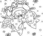 Coloriage Personnage lapin My Melody mignonne