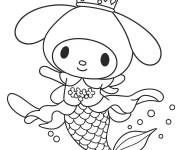 Coloriage Sir&egrave;ne Ma M&eacute;lodie