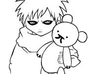 Coloriage Gaara du Sable