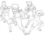 Coloriage Naruto en couleur