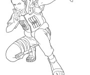 Coloriage Naruto Hidan