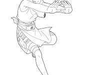 Coloriage Naruto Ino Yamanaka attaque