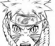 Coloriage Naruto jeune Ninja
