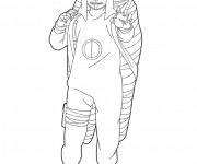 Coloriage Naruto Kankur&ocirc;
