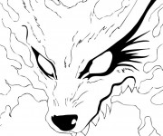 Coloriage Naruto Kyubi