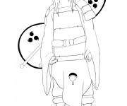Coloriage Naruto Orochimaru