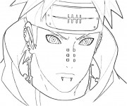 Coloriage Naruto Pain