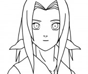 Coloriage Naruto Sakura en couleur