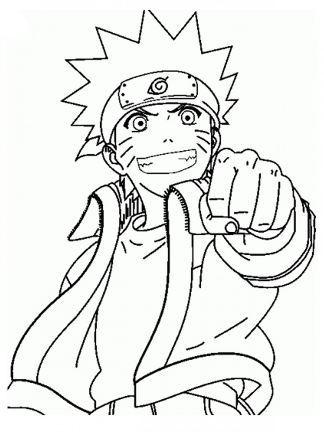  Coloriage  Naruto gratuit  imprimer 