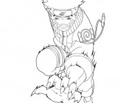 Coloriage Naruto Uzumaki en ligne