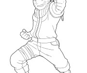 Coloriage Naruto Uzumaki pour enfant