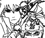 Coloriage personnage Naruto Uzumaki