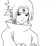 Coloriage Sasuke dessin desiney