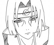 Coloriage Sasuke en couleur