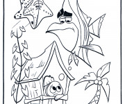Coloriage Aquarium Nemo