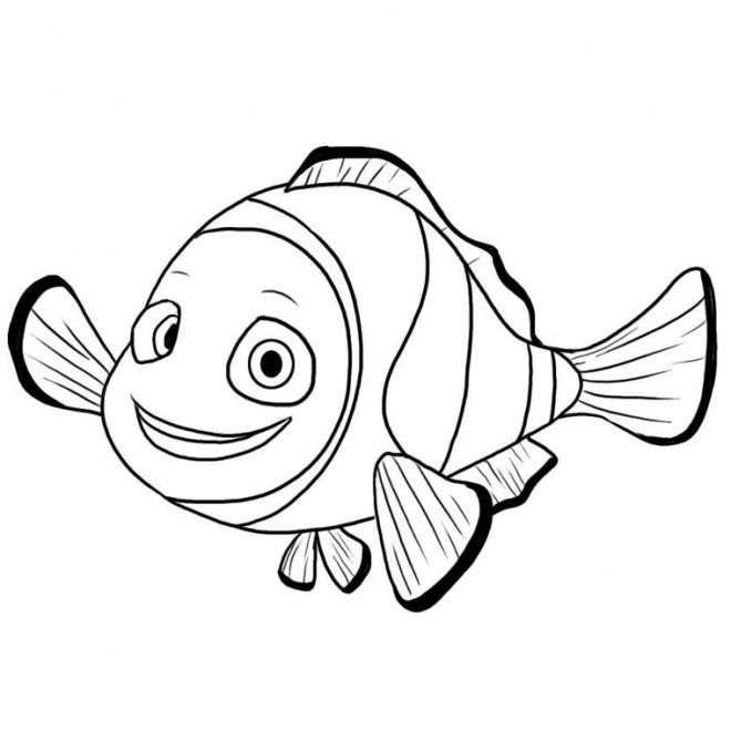 Coloriage Image de Nemo dessin gratuit à imprimer