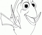 Coloriage et dessins gratuit Nemo à imprimer gratuit à imprimer
