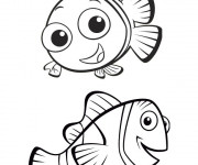 Coloriage Nemo et Marin: Le monde de Nemo