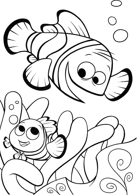 Coloriage Nemo gratuit à imprimer liste 20 à 40