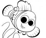 Coloriage Poisson clown Nemo