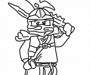 Coloriage et dessins gratuit Dessin Ninjago Kai à imprimer
