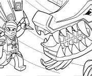 Coloriage Dragon Ninjago Lego