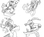 Coloriage et dessins gratuit Lego Ninjago à imprimer