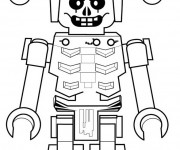 Coloriage et dessins gratuit Méchant robot Ninjago à imprimer