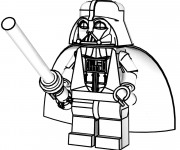 Coloriage Ninjago Darkvador Lego