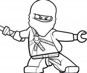 Coloriage et dessins gratuit Ninjago Kai à imprimer