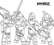 Coloriage Ninjago le film