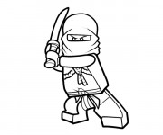 Coloriage Ninjago Lloyd