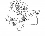 Coloriage Ninjago Nya