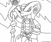 Coloriage Ninjago Serpent King