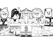Coloriage Personnages Ninjago