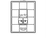 Coloriage Numberblocks 12