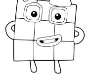 Coloriage Numberblocks num&eacute;ro 9 maternelle