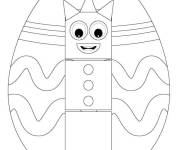 Coloriage Numberblocks stylis&eacute;