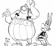 Coloriage et dessins gratuit Cleopatre Astérix en ligne à imprimer