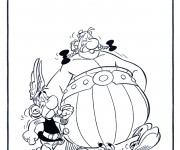 Coloriage Obélix à télécharger