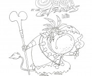 Coloriage Bob dessin sur ordinateur
