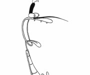 Coloriage Marky crie dessin insectes