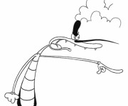Coloriage Marky en col&egrave;re