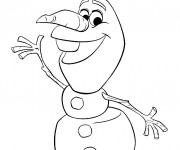Coloriage Olaf gratuit à imprimer liste 20 à 40
