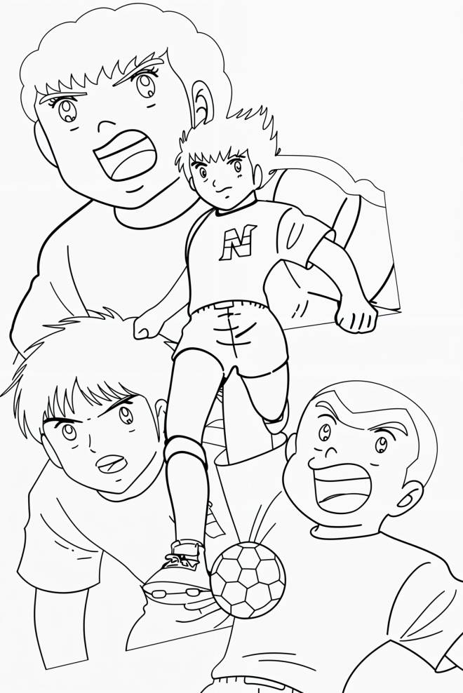 Coloriage Olive et Tom gratuit à imprimer
