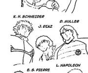 Coloriage Fiche de bande anim&eacute;e Olive et Tom