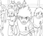 Coloriage L'&eacute;quipe d'Olivier Atton est pr&ecirc;te pour le match