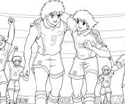 Coloriage L'&eacute;quipe d'Olivier Atton remporte le match