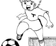 Coloriage Le petit Olivier Atton dans le terrain